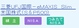 三菱UFJ国際ーeMAXIS Slim 米国株式(S&P500)